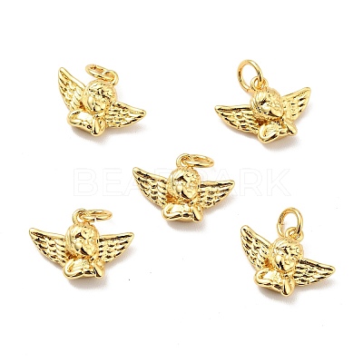 Rack Plating Brass Pendants KK-E015-23G-1