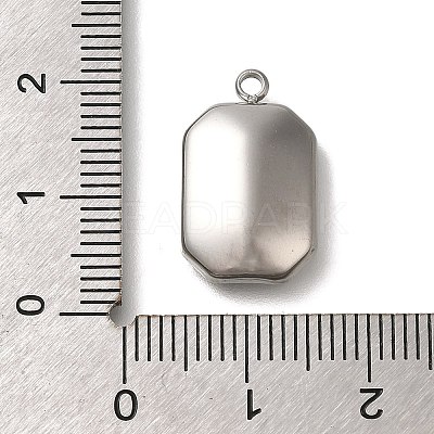 304 Stainless Steel Pendant Cabochon Settings STAS-I310-25P-1