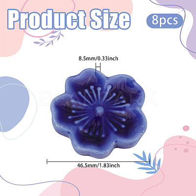 Porcelain Chopstick Stand AJEW-WH0031-86D-1