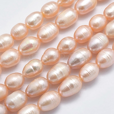 Natural Cultured Freshwater Pearl Beads Strands PEAR-F007-85A-01A-1
