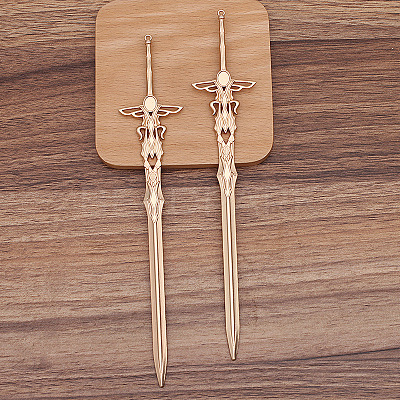 Alloy Sword Hair Sticks X-OHAR-PW0006-17C-1