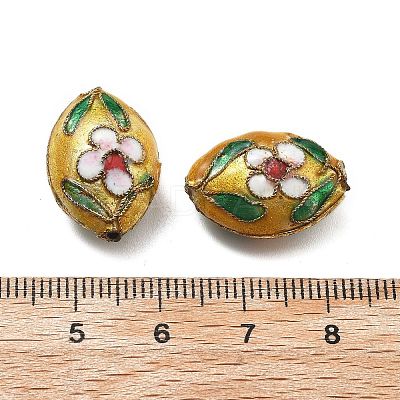 Handmade Cloisonne Beads CLB-Q002-08E-1