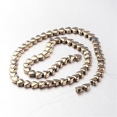 Electroplate Non-magnetic Synthetic Hematite Bead Strands G-F300-22A-06-1