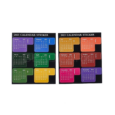 2023 Notebook with 12 Month Tabs AJEW-A043-01B-1