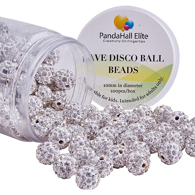 Pave Disco Ball Beads RB-PH0003-10mm-9-1