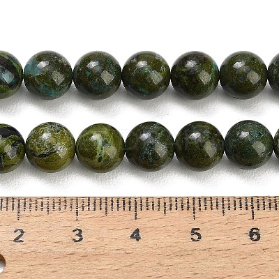 Natural Green Jasper Beads Strands GG-CBA007A-B04-8mm-1