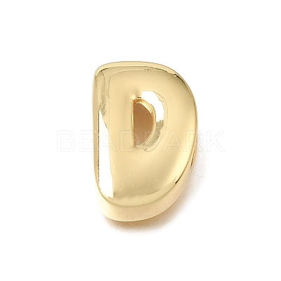 Brass Slide Charms KK-E802-33G-D-1