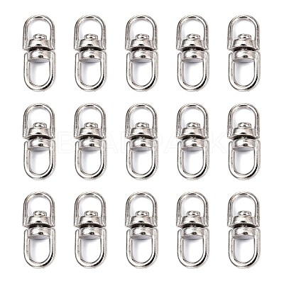 Alloy Double Eye Swivel Clasps LS-PALLOY-E385-14P-1