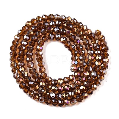 Electroplate Glass Beads Strands X-EGLA-A044-T2mm-B02-1