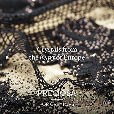Preciosa® Crystal Hotfix Flatback Stones Y-PRC-HSS12-50020-200-1