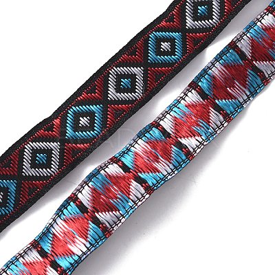 Ethnic Style Polyester Ribbon OCOR-WH0067-56H-1