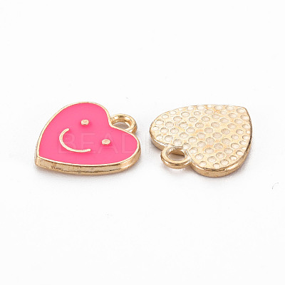 Alloy Enamel Charms X-ENAM-T016-12A-RS-1