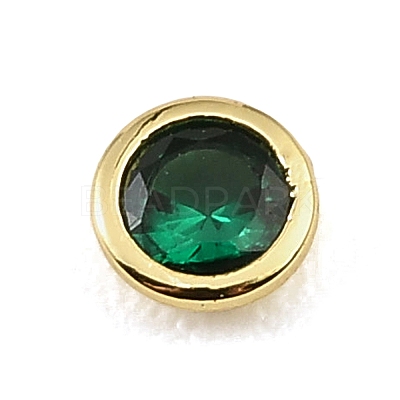 Brass Pave Cubic Zirconia Cabochons CU-CBA30E8-03G-08-1