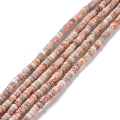 Natural Netstone Beads Strands G-P468-01-1