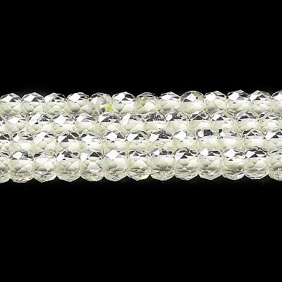 Cubic Zirconia Bead Strands ZIRC-G001-01G-1