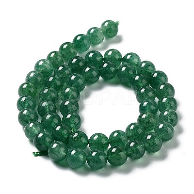 Natural Green Strawberry Quartz Beads Strands G-F756-A01-02-1