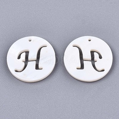 Natural Freshwater Shell Charms X-SHEL-S276-119H-1