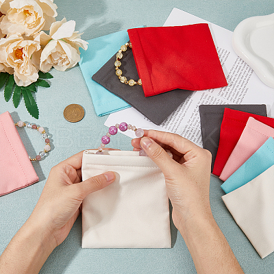 20Pcs 10 Style Square Mini Velvet Multipurpose Shrapnel Makeup Bags ABAG-DC0001-02-1