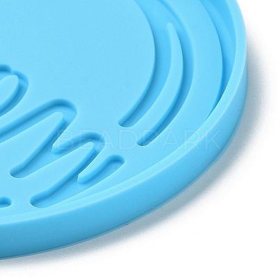 DIY Mother's Day Theme Flat Round Pendant Silicone Molds SIMO-H010-02I-1