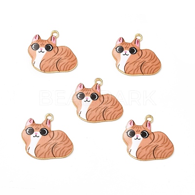 Alloy Enamel Pendants ENAM-M046-11G-D-1