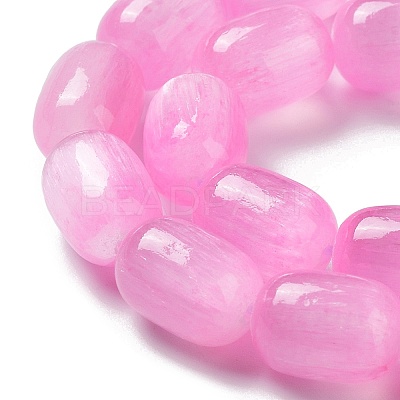 Natural Selenite Beads Strands G-F750-1