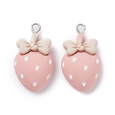 Opaque Resin Pendants RESI-F030-03-1