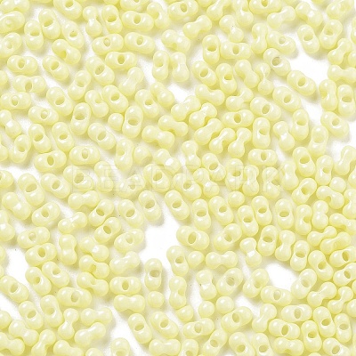 Baking Paint Glass Seed Beads SEED-A033-05E-1