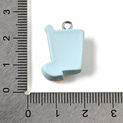 Summer Theme Resin Pendants CRES-D307-09P-G-1