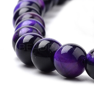 Natural Tiger Eye Beads Strands G-S259-03A-12mm-1