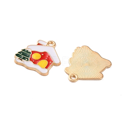 Alloy Enamel Pendants ENAM-I061-01KCG-10-1