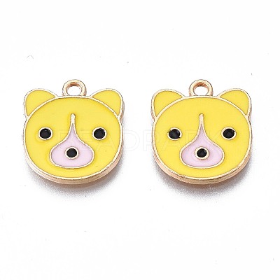 Alloy Enamel Pendants LS-ENAM-N054-75F-1
