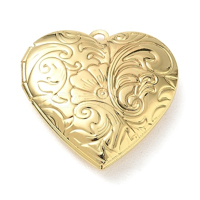 Brass Locket Pendants KK-CBA4231-02B-G-1