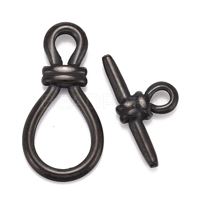 304 Stainless Steel Toggle Clasps STAS-K216-02EB-1