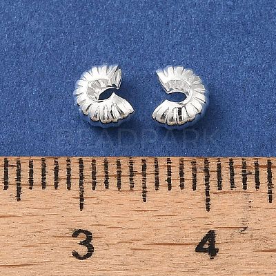 Brass Crimp Beads Covers FIND-Z039-13B-S-1