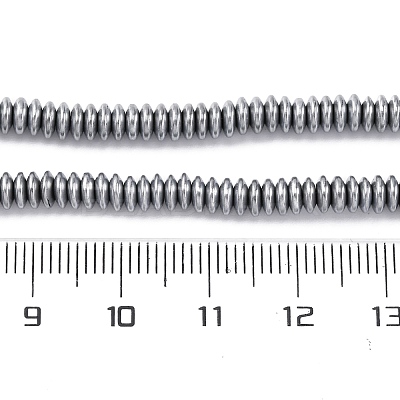 Electroplated Non-magnetic Hematite Beads Strands G-P571-B01-01E-1