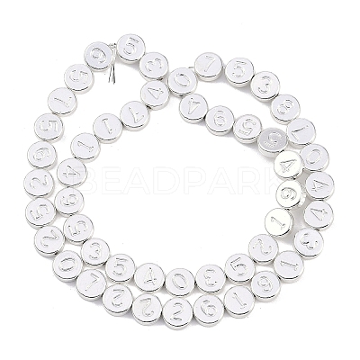 Electroplated Synthetic Non-magnetic Hematite Beads Strands G-C156-08-1