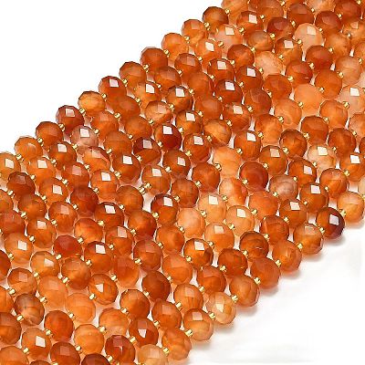 Natural Carnelian Beads Strands G-P573-A53-01-1