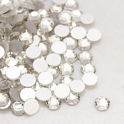 Glass Flat Back Rhinestone RGLA-C002-SS16-001-1