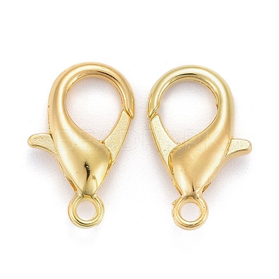 Zinc Alloy Lobster Claw Clasps E106-G-1