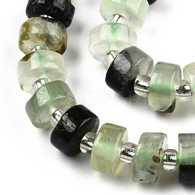 Natural Prehnite Beads Strands G-N327-07H-1