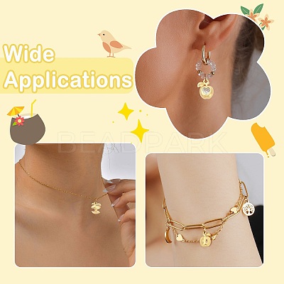 7Pcs 7 Styles Brass Pendants KK-CJ0005-85-1