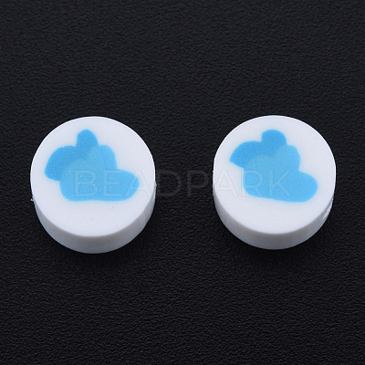 Handmade Polymer Clay Beads CLAY-N011-81F-1