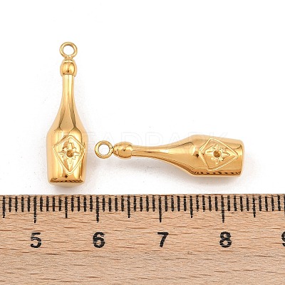 304 Stainless Steel Pendant Rhinestone Settings X-STAS-H241-36G-1