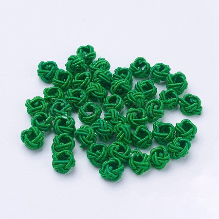 Nylon Cord Woven Beads NWIR-F005-14H-1