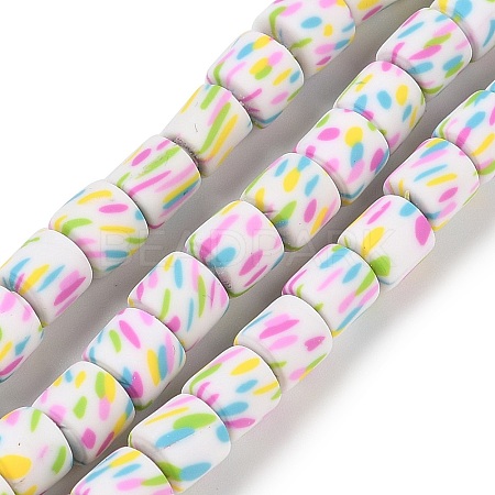 Handmade Polymer Clay Beads Strand CLAY-Z002-01H-1
