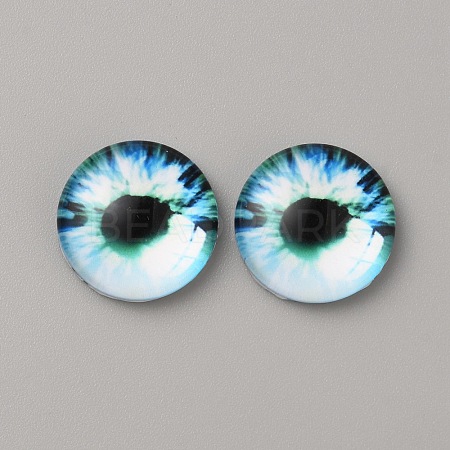 Glass Cabochons GLAA-WH0033-75E-10-1