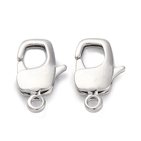 Brass Lobster Claw Clasps KK-H513-01A-P-1