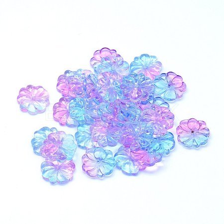 Transparent Glass Beads GLAA-H016-06F-7-1