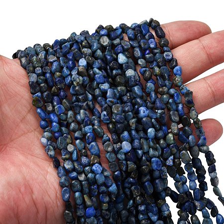 Natural Lapis Lazuli Beads Strands G-I389-A05-1