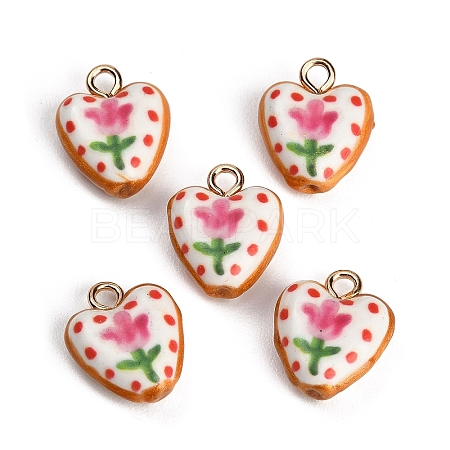 Handmade Porcelain with Brass Pendants PR-CBAB520-03A-1